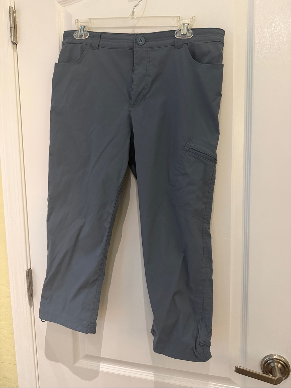 Eddie Bauer W Tech Capri Hiking Pants Gray Size 10
